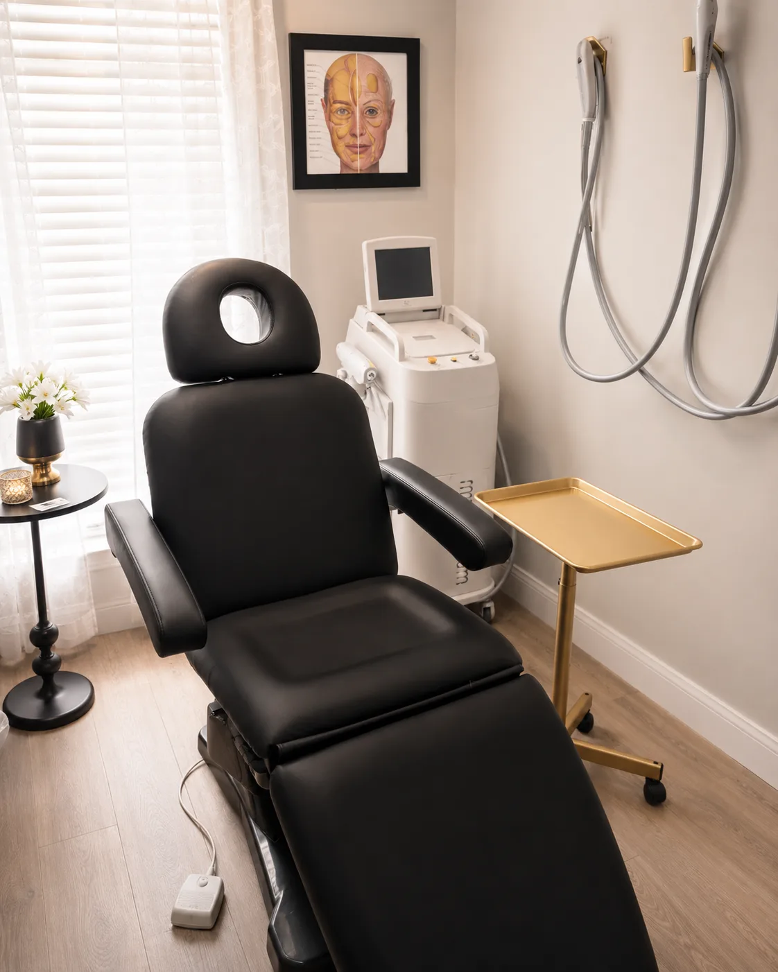 Replenish treatment room